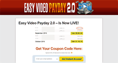 Desktop Screenshot of easyvideopayday.com