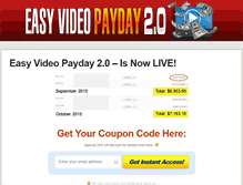 Tablet Screenshot of easyvideopayday.com